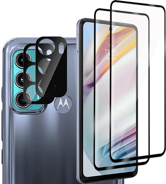 Motorola Edge 20 Pro – 9H Gehard Glas – Camera Lens & Screenprotector 4-Pack-Ilumina Benelux