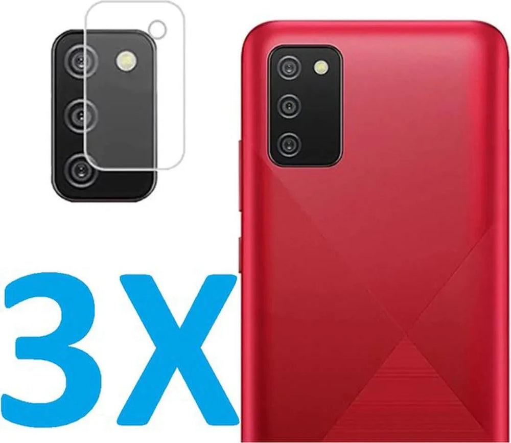 Camera Lens Protector – Samsung Galaxy A02s – 9H Gehard Glas – Anti-kras – 3-Pack-Ilumina Benelux