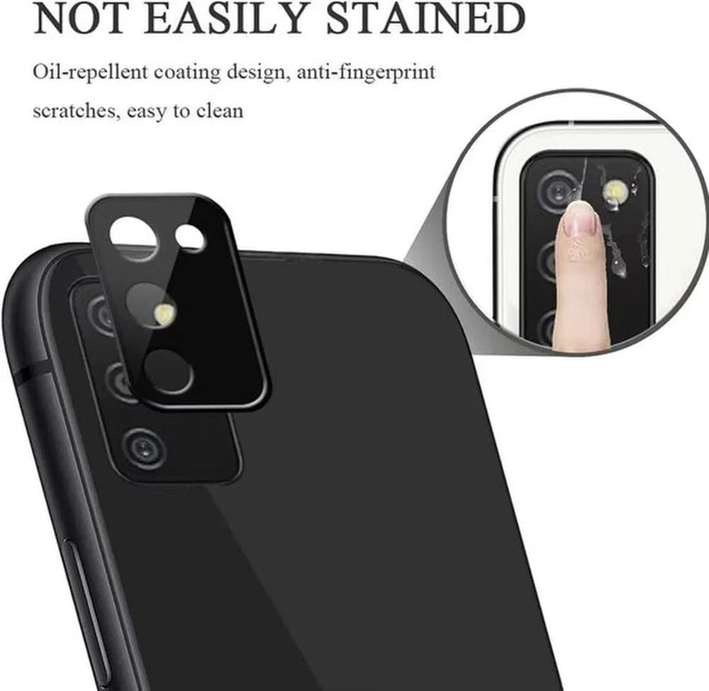 Camera Lens Protector – Samsung Galaxy A02s/A03s – 2x Gehard Glas – Anti-kras – Zwart-Ilumina Benelux