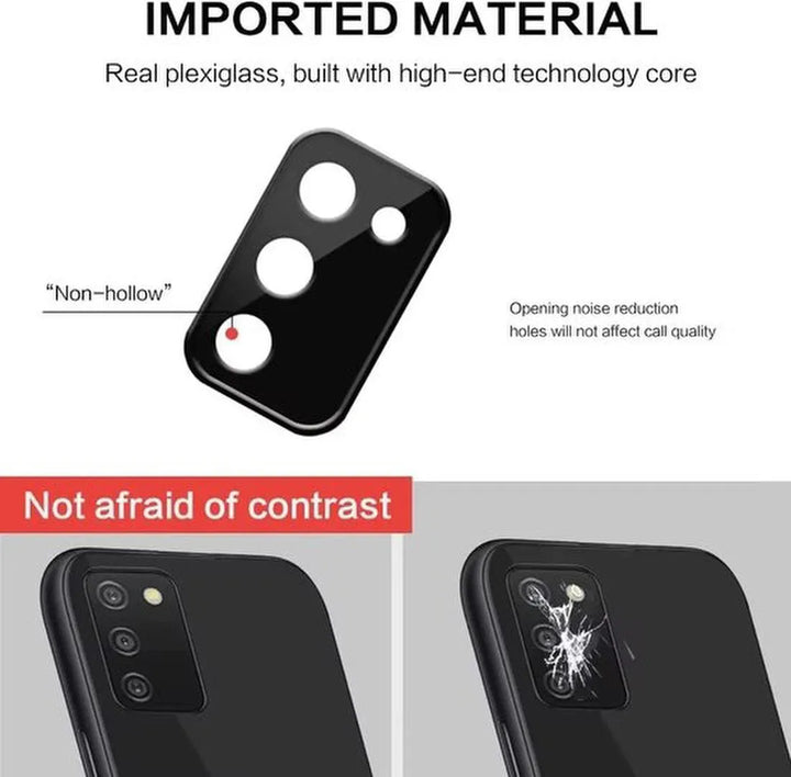 Camera Lens Protector – Samsung Galaxy A02s/A03s – 3-Pack – Beschermglas – Zwart-Ilumina Benelux