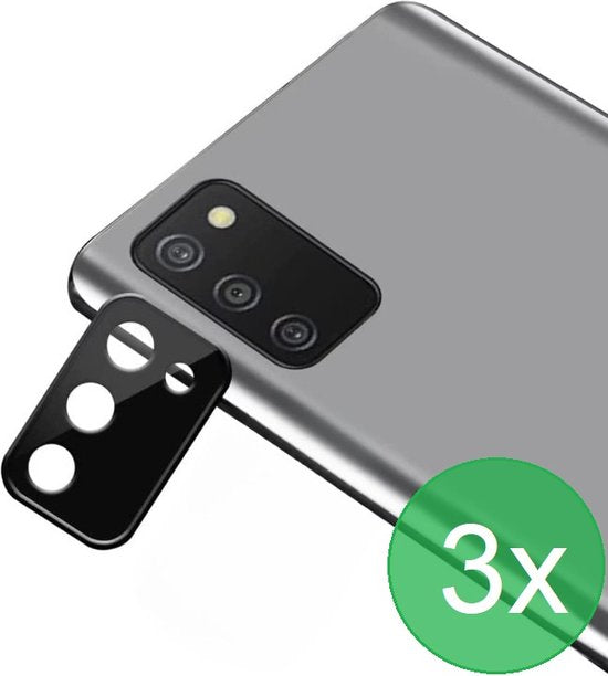 Camera Lens Protector – Samsung Galaxy A02s/A03s – 3-Pack – Beschermglas – Zwart-Ilumina Benelux