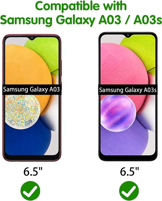 Samsung Galaxy A03s Camera Lens & Screenprotector 9H Gehard Glas – 2-Pack-Ilumina Benelux