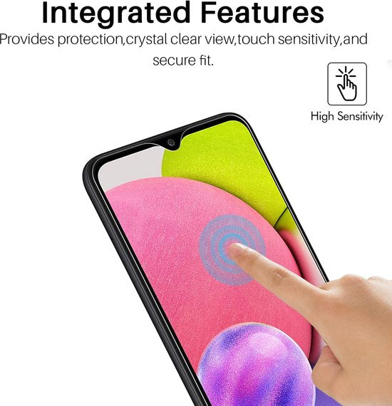 Samsung Galaxy A03s Camera Lens & Screenprotector 9H Gehard Glas – 2-Pack-Ilumina Benelux