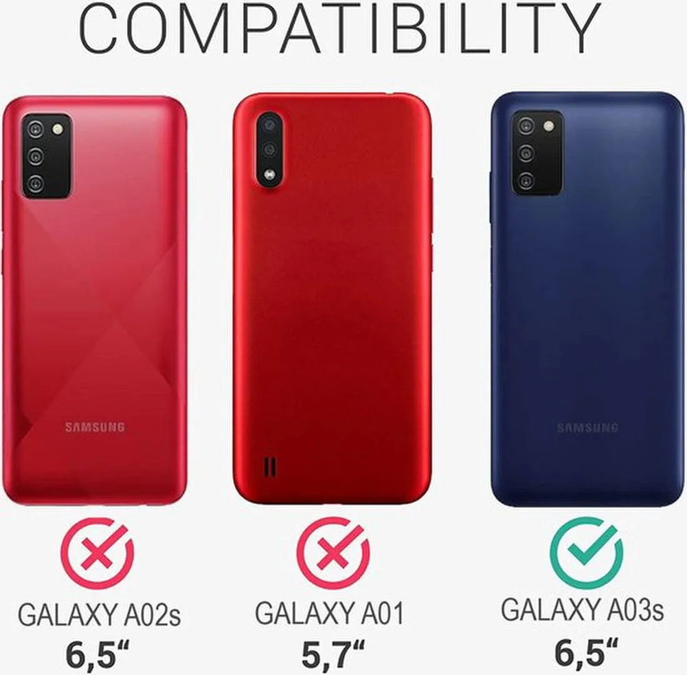 Camera Lens Protector – Samsung Galaxy A03s – 9H Gehard Glas – Anti-kras – Tempered Glas – 1-Pack-Ilumina Benelux