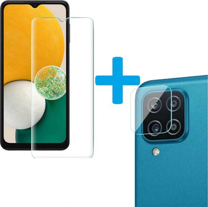 Samsung Galaxy A12 5G Camera Lens & Screenprotector 9H Gehard Glas – Anti-kras – 2-Pack-Ilumina Benelux
