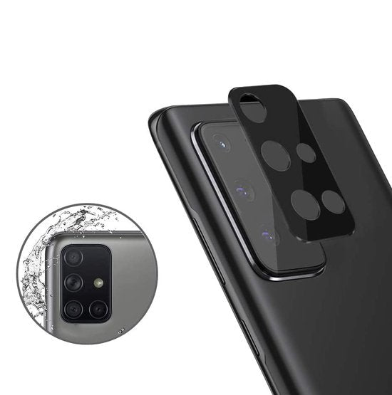 Camera Lens Protector – Samsung Galaxy A13 4G – 3-Pack – Gehard Glas – Zwart-Ilumina Benelux