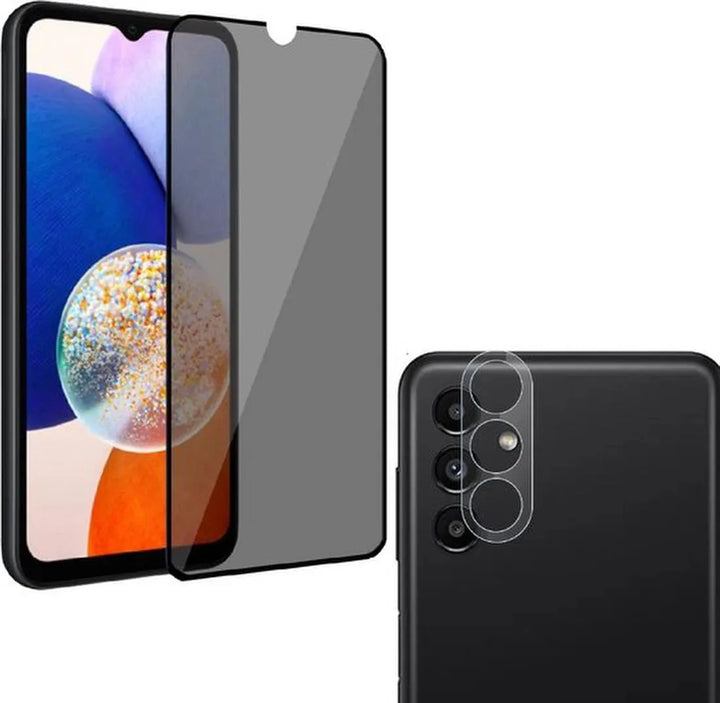 Samsung Galaxy A14 – Camera Lens & Privacy Screenprotector 4-Pack-Ilumina Benelux