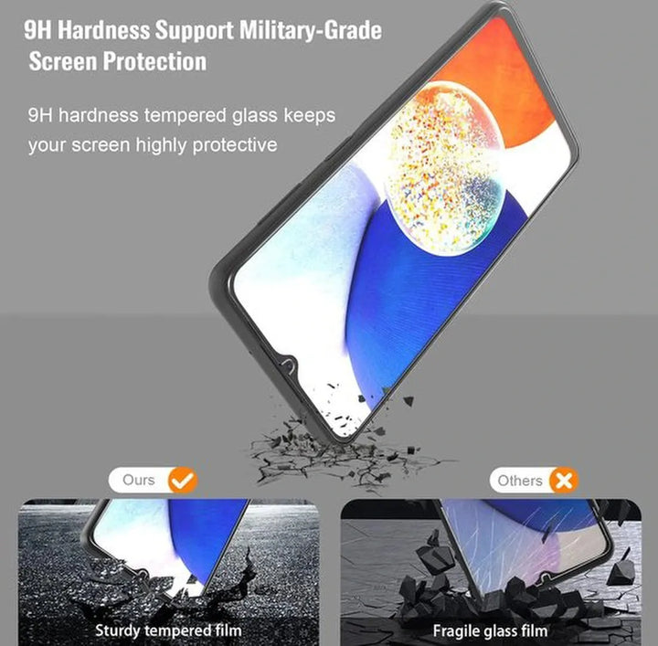 Samsung Galaxy A14 – Camera Lens & Screenprotector 6-Pack-Ilumina Benelux