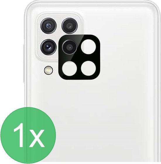 Camera Lens Protector – Samsung Galaxy A22 4G – Gehard Glas – Anti-kras – Zwart – 1x-Ilumina Benelux