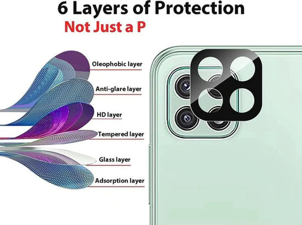 Samsung Galaxy A22 5G – Camera Lens & Privacy Screenprotector 4-Pack-Ilumina Benelux