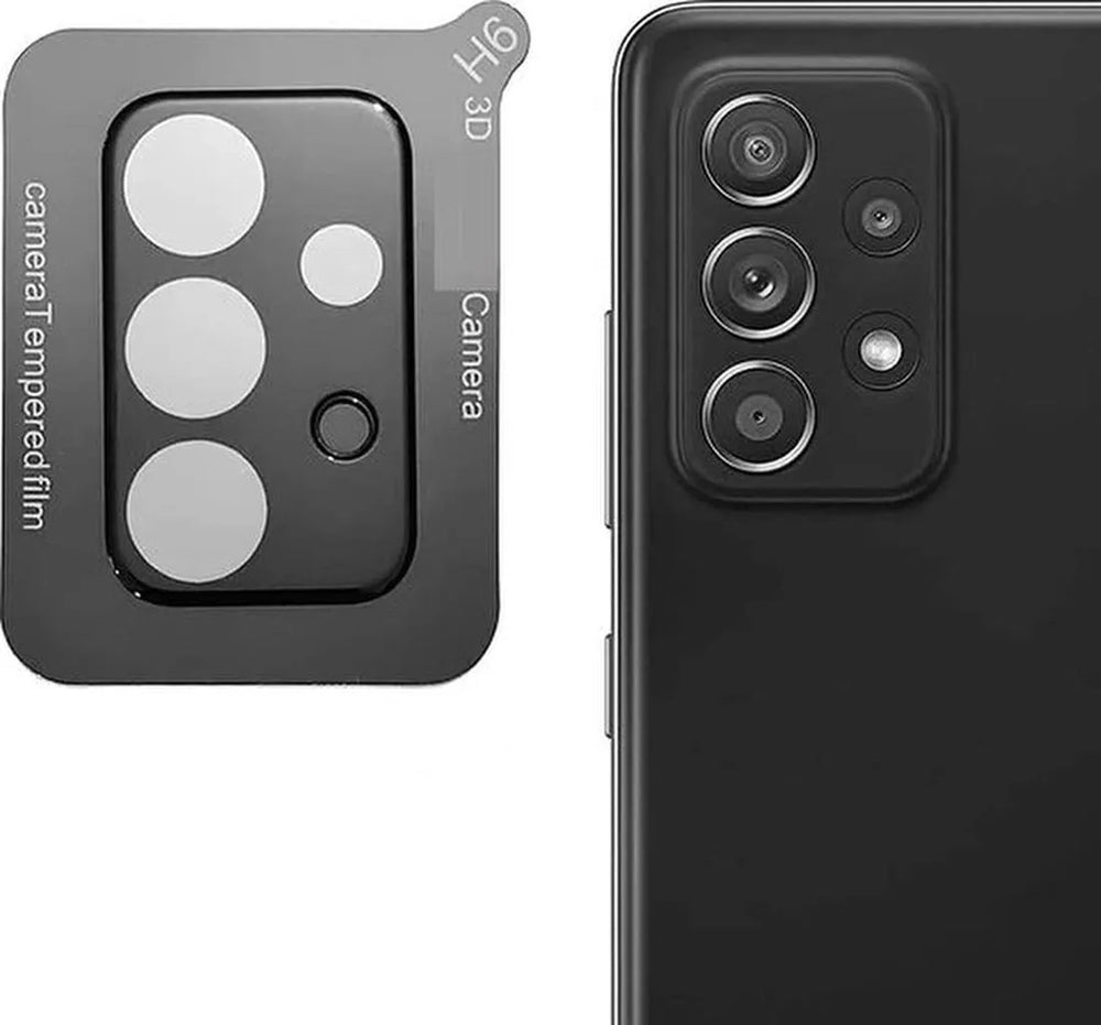 Camera Lens Protector – Samsung Galaxy A32 4G – 5-Pack – Gehard Glas – Zwart-Ilumina Benelux