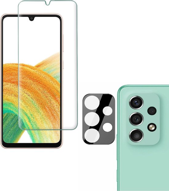 Samsung Galaxy A33 5G – Camera Lens & Screenprotector 9H Gehard Glas – 2-Pack-Ilumina Benelux