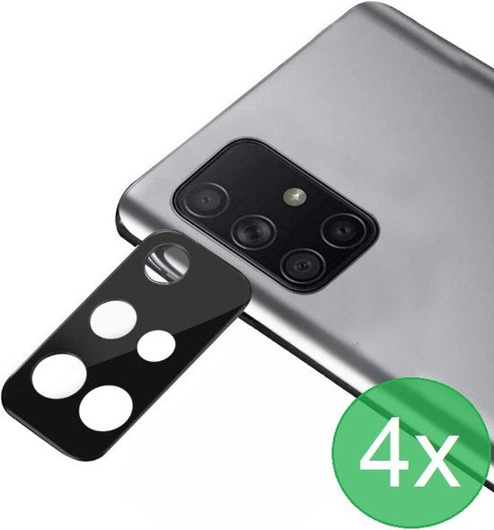 Camera Lens Protector – Samsung Galaxy A33/A53/A73 5G – 4x – Beschermglas – Zwart-Ilumina Benelux