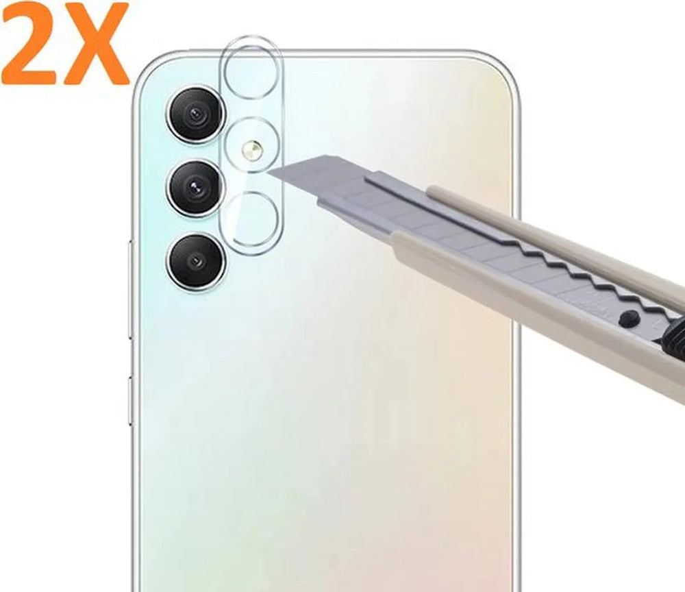 Camera Lens Protector – Samsung Galaxy A34 – 9H Gehard Glas – Anti-kras – 2-Pack-Ilumina Benelux