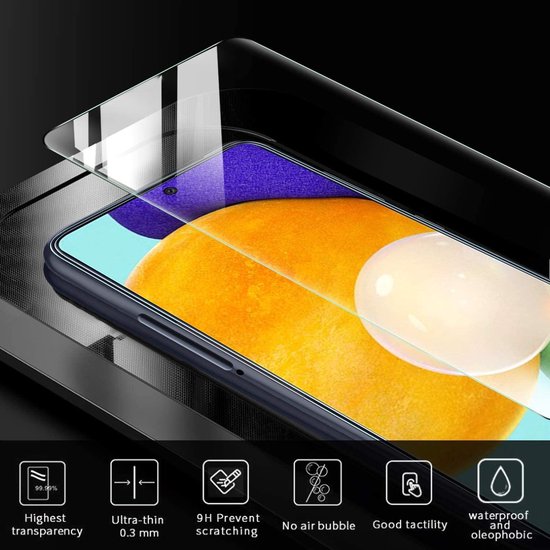 Samsung Galaxy A52 4G/5G Camera Lens & Screenprotector 9H Gehard Glas – 6-Pack-Ilumina Benelux