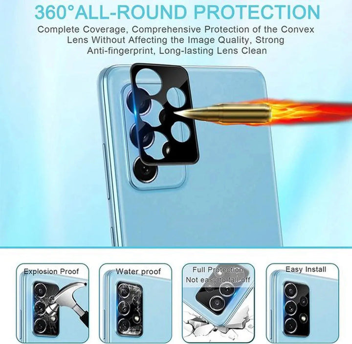 Camera Lens Protector – Samsung Galaxy A52 4G/5G & A52s A528 – 9H Gehard Glas – Anti-kras – 2-Pack-Ilumina Benelux