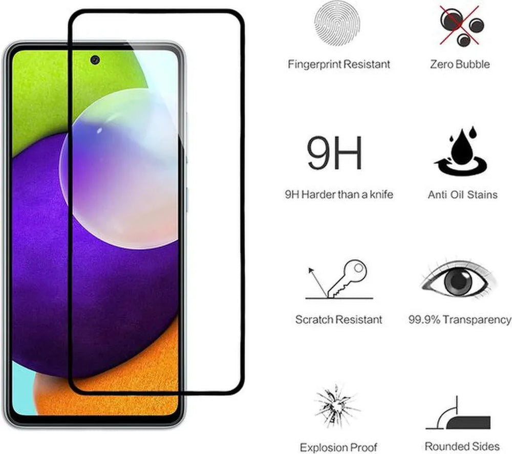 Samsung Galaxy A53 A536 5G Camera Lens & Screenprotector 9H Gehard Glas – 2-Pack-Ilumina Benelux