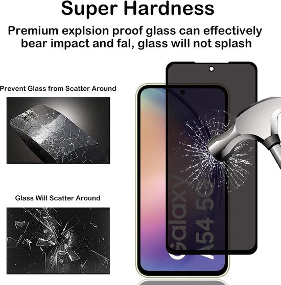 Samsung Galaxy A54 – Camera Lens & Privacy Screenprotector 6-Pack-Ilumina Benelux