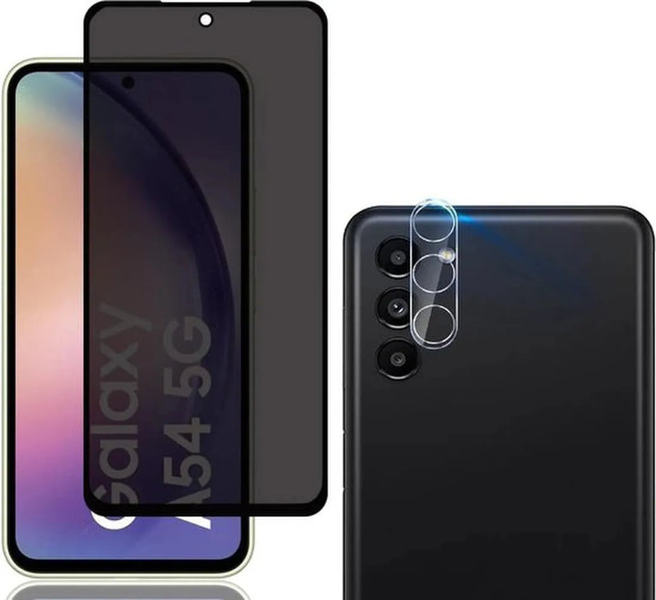 Samsung Galaxy A54 – Camera Lens & Privacy Screenprotector 6-Pack-Ilumina Benelux