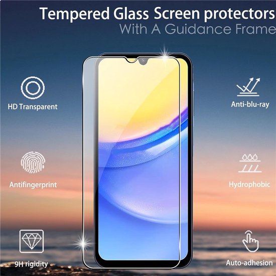 Camera Lens Protector – Samsung Galaxy A55 – 9H Gehard Glas – Anti-kras – 2-Pack-Ilumina Benelux