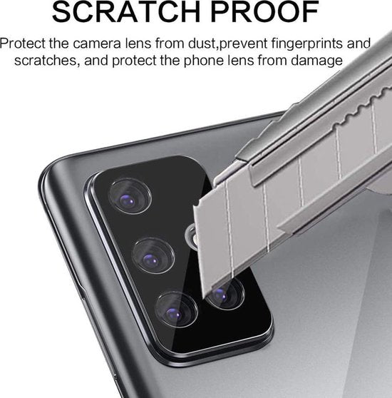 Samsung Galaxy A71 – Camera Lens & Screenprotector 9H Gehard Glas – 2-Pack-Ilumina Benelux
