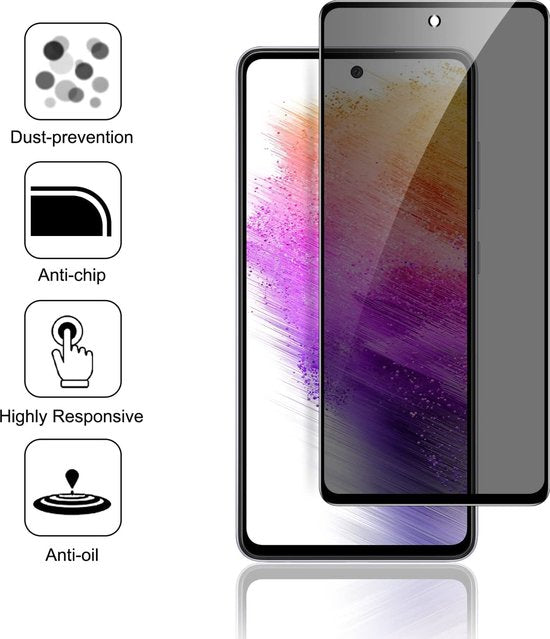 Samsung Galaxy A73 5G – Camera Lens & Privacy Screenprotector 4-Pack-Ilumina Benelux