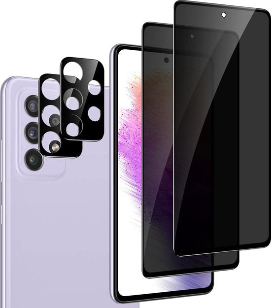 Samsung Galaxy A73 5G – Camera Lens & Privacy Screenprotector 4-Pack-Ilumina Benelux
