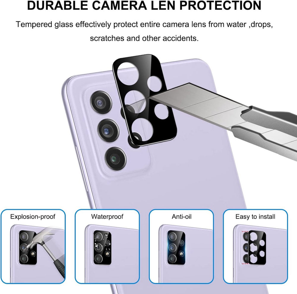 Camera Lens Protector – Samsung Galaxy A73 5G – 9H Gehard Glas – Anti-kras – Tempered Glas – 1-Pack-Ilumina Benelux