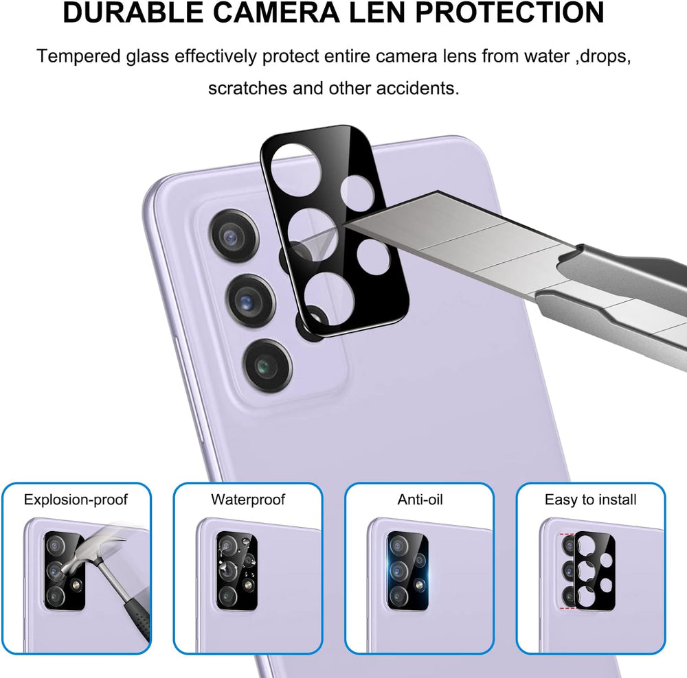 Camera Lens Protector – Samsung Galaxy A73 5G – 9H Gehard Glas – Anti-kras – Tempered Glas – 1-Pack-Ilumina Benelux