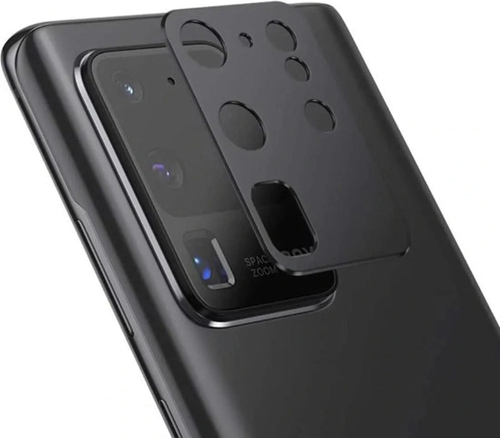 Camera Lens Protector – Samsung Galaxy S20 Ultra – 3-Pack – Gehard Glas – Zwart-Ilumina Benelux
