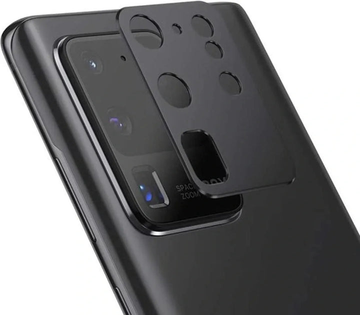 Camera Lens Protector – Samsung Galaxy S20 Ultra – 3-Pack – Gehard Glas – Zwart-Ilumina Benelux