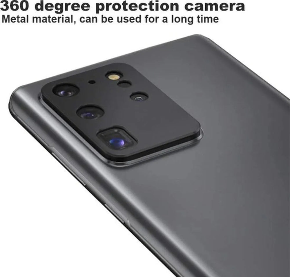 Camera Lens Protector – Samsung Galaxy S20 Ultra – 3-Pack – Gehard Glas – Zwart-Ilumina Benelux