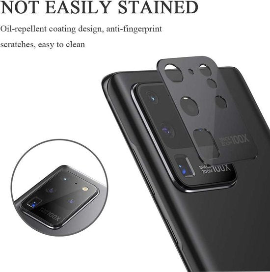 Camera Lens Protector – Samsung Galaxy S20 Ultra – 9H Gehard Glas – Anti Kras – 1-Pack-Ilumina Benelux