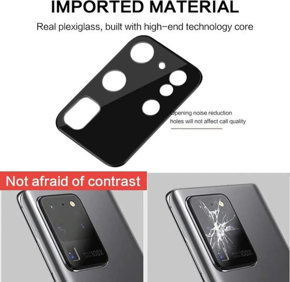 Camera Lens Protector – Samsung Galaxy S20 Ultra – 9H Gehard Glas – Anti Kras – 1-Pack-Ilumina Benelux