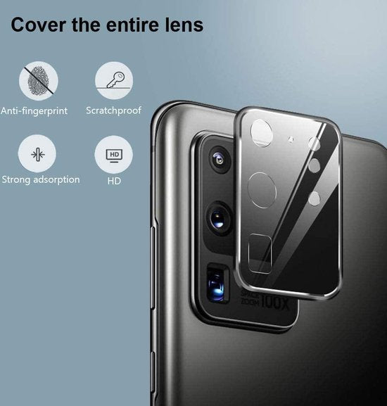 Camera Lens Protector – Samsung Galaxy S20 Ultra – 9H Gehard Glas – Anti Kras – Tempered Glas – 1-Pack-Ilumina Benelux