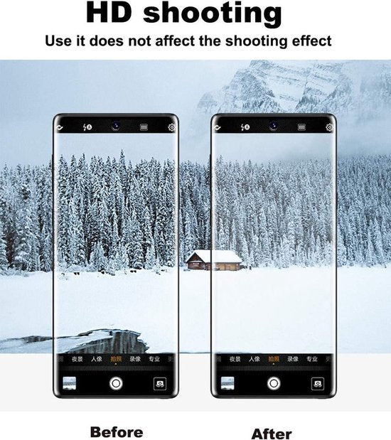 Camera Lens Protector – Samsung Galaxy S20 Ultra – Gehard Glas – Anti-kras – Zwart-Ilumina Benelux