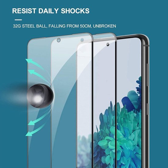 Samsung Galaxy S21 – 9H Gehard Glas Screenprotector & Camera Lens Protector – 4-Pack-Ilumina Benelux