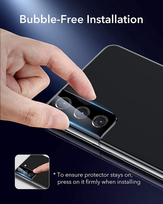 Camera Lens Protector – Samsung Galaxy S21 Plus – 9H Gehard Glas – Anti-kras – 1-Pack-Ilumina Benelux