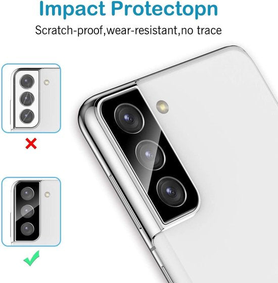 Camera Lens Protector – Samsung Galaxy S21 Plus – Gehard Glas HD – Anti-kras-Ilumina Benelux
