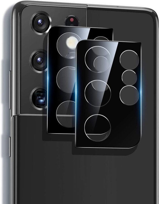 Camera Lens Protector – Samsung Galaxy S21 Ultra – 9H Gehard Glas – Anti-kras – 2-Pack-Ilumina Benelux