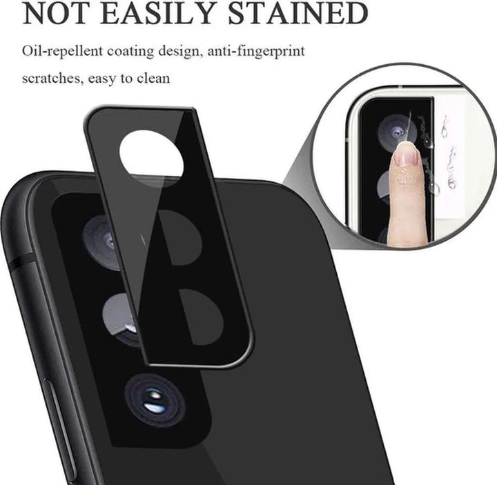 Camera Lens Protector – Samsung Galaxy S22 – 2x – Gehard Glas – Anti Kras – Zwart-Ilumina Benelux