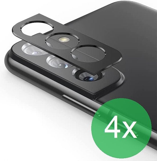 Camera Lens Protector – Samsung Galaxy S22 – 4 stuks – Gehard Glas – Camera Bescherming – Zwart-Ilumina Benelux