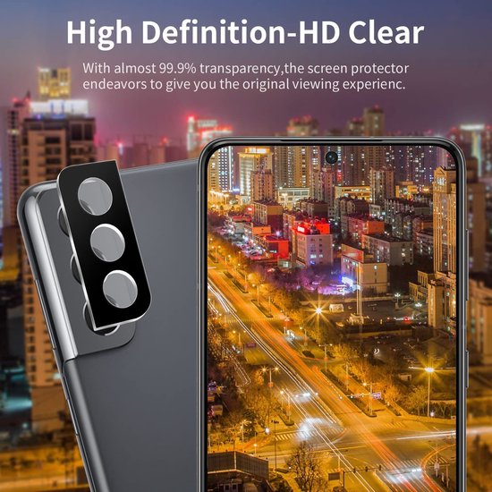Camera Lens Protector – Samsung Galaxy S22 Plus – 9H Gehard Glas – Anti-kras – 3-Pack-Ilumina Benelux