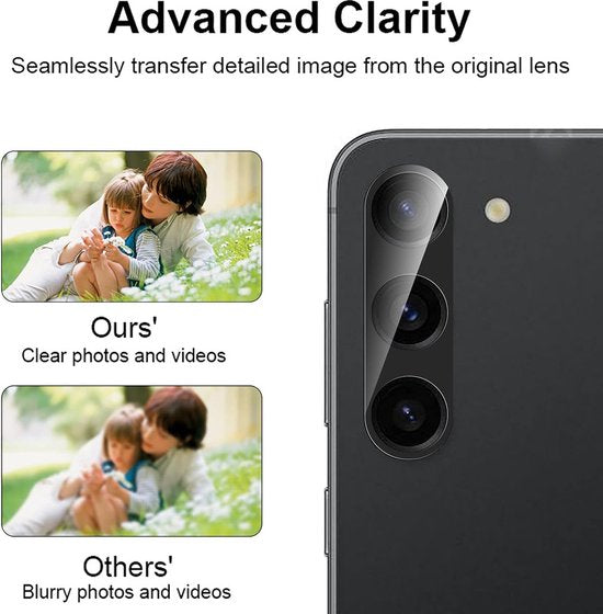 Samsung Galaxy S23 – 9H Gehard Glas – Camera Lens & Screenprotector 2-Pack-Ilumina Benelux