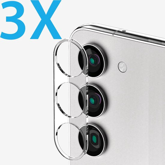 Camera Lens Protector – Samsung Galaxy S23 – 9H Gehard Glas – Anti-kras – 3-Pack-Ilumina Benelux