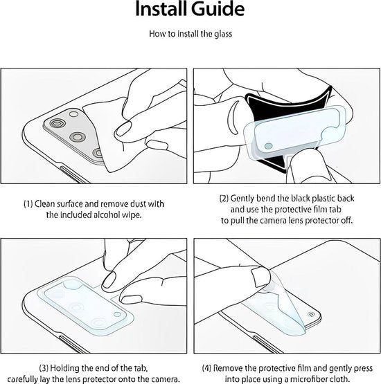 Camera Lens Protector – Samsung Galaxy S23 – 9H Gehard Glas – Anti-kras – Tempered Glas – 1-Pack-Ilumina Benelux