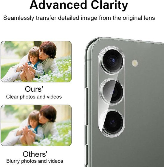 Camera Lens Protector – Samsung Galaxy S23 FE – 9H Gehard Glas – Anti-kras – 3-Pack-Ilumina Benelux