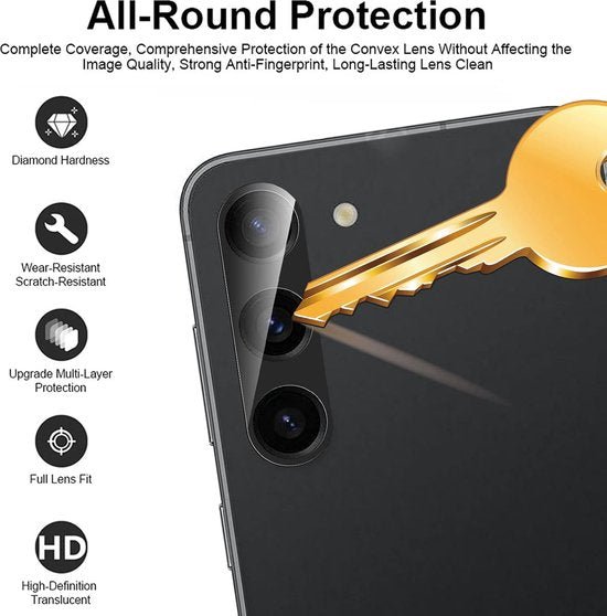 Samsung Galaxy S23 FE Camera Lens & Screenprotector 9H Gehard Glas – 2-Pack-Ilumina Benelux
