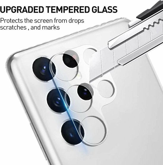 Camera Lens Protector – Samsung Galaxy S23 Ultra – 9H Gehard Glas – Anti Kras – 1-Pack-Ilumina Benelux