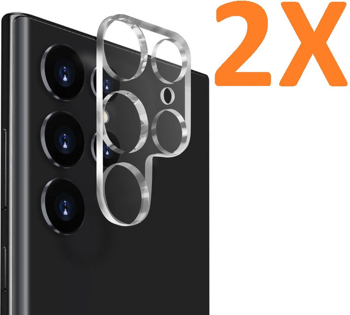 Camera Lens Protector – Samsung Galaxy S23 Ultra – 9H Gehard Glas – Anti-kras – 2-Pack-Ilumina Benelux